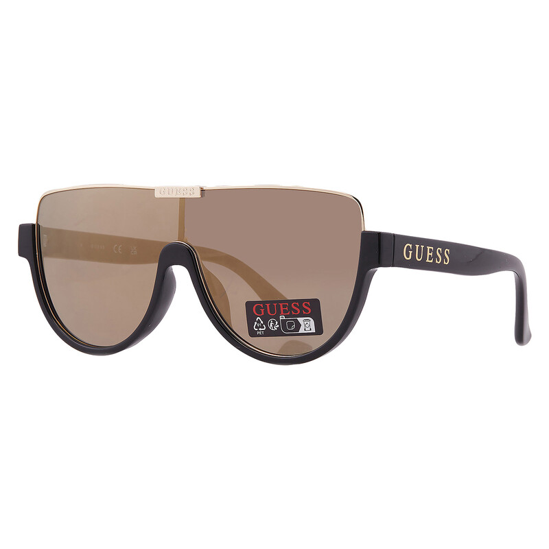 Guess Factory Smoke Mirror Shield Ladies Sunglasses GO00033  display picture 3