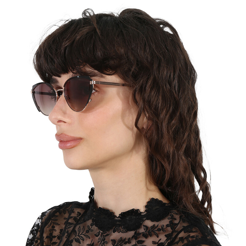 Guess Gradient Brown Cat Eye Ladies Sunglasses GM0817 32F 58 ...