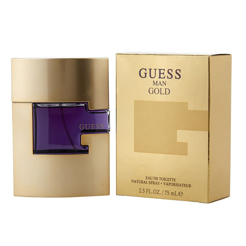 Guess Men's Guess Gold EDT 2.5 oz Fragrances 085715320704