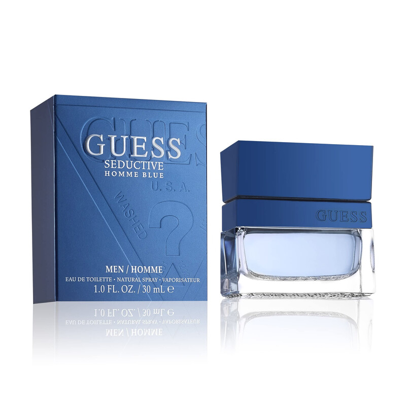Guess Men's Seductive Blue EDT Spray 1 oz Fragrances 085715320438