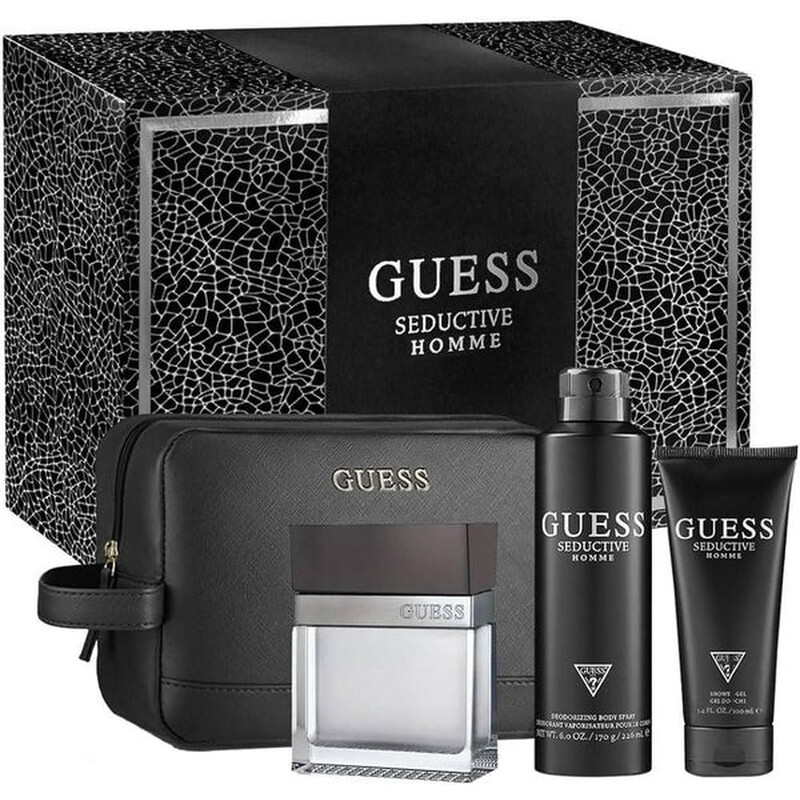 Guess Men's Seductive Homme 4pcs EDT Gift Set Fragrances