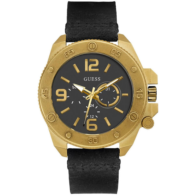 ⌚GUESS腕時計　★大幅値下げ★ Guess Viper Quartz Black Dial Men's Watch W0659G2 091661453021
