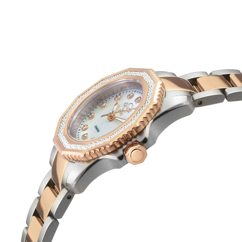 Gv2 By Gevril Cortina Quartz Diamond Ladies Watch 13503B  display picture 1