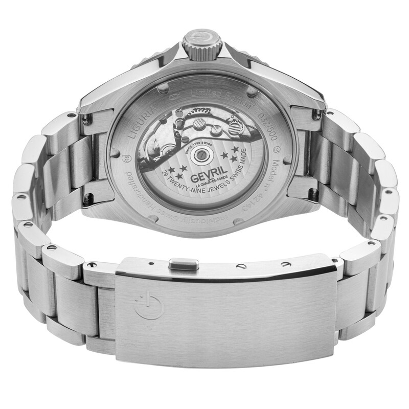 Gv2 By Gevril Liguria Automatic Black Dial Men's Watch 42149