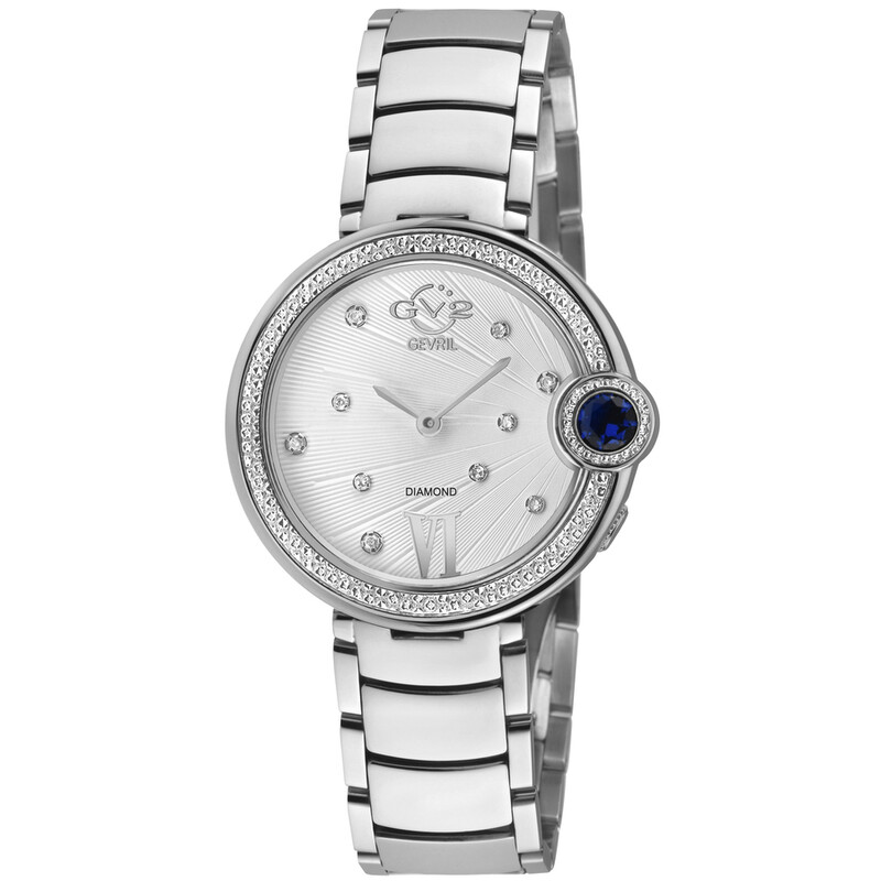 Gv2 By Gevril Perugia Quartz White Dial Ladies Watch 14707B