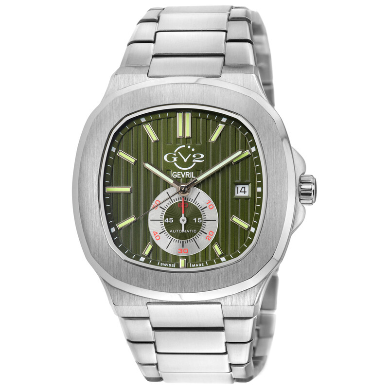 Gv2 By Gevril Potente Green Dial Men's Watch 18307B 840840140746