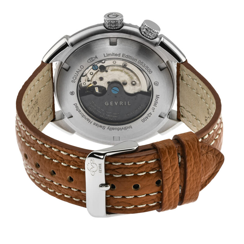 Gv2 By Gevril Squalo Automatic White Dial Men's Watch 42400.L5