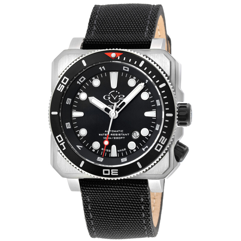 Gv2 By Gevril XO Submarine Automatic Black Dial Men's Watch 4541
