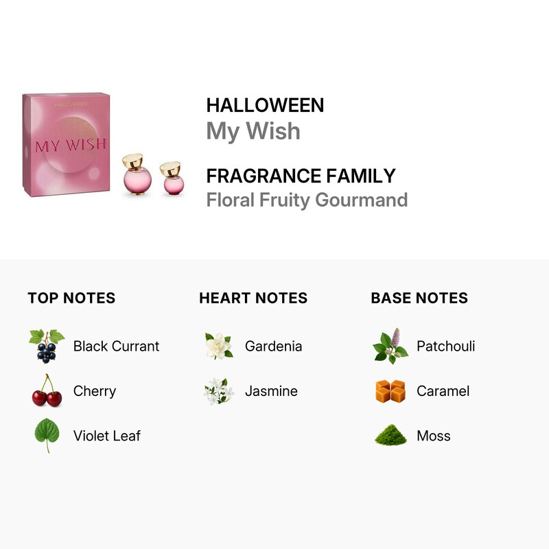 Halloween Ladies My Wish Gift Set Fragrances 8431754008943