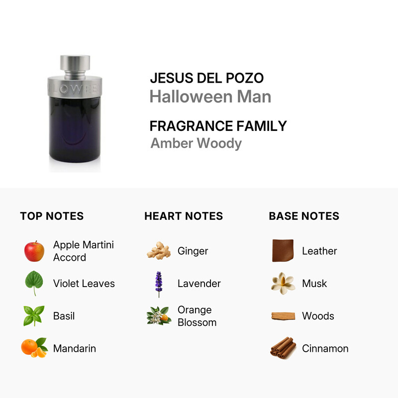 Jesus Del Pozo Halloween Man by J.del Pozo EDT Spray 4.2 oz (m