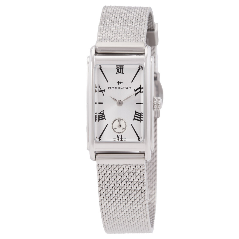 h*a様 00s subware アローリング シルバー950 Hamilton American Classic Ardmore Quartz Silver Dial Watch