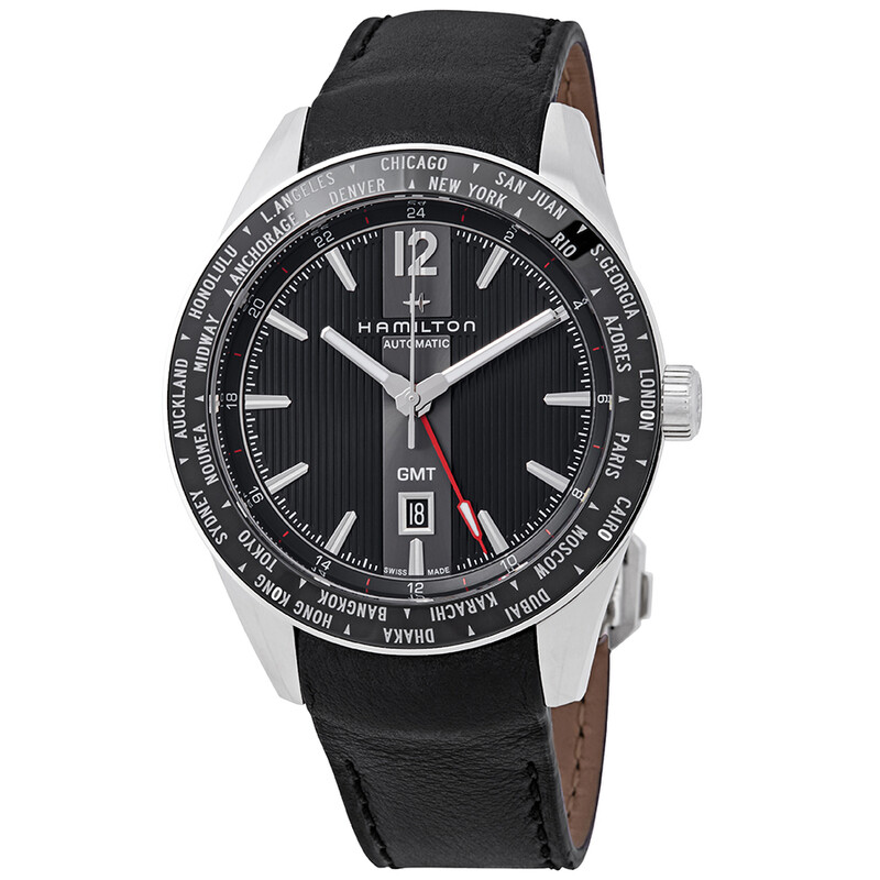 Hamilton Broadway GMT Automatic Black Dial Men's Limited Edition