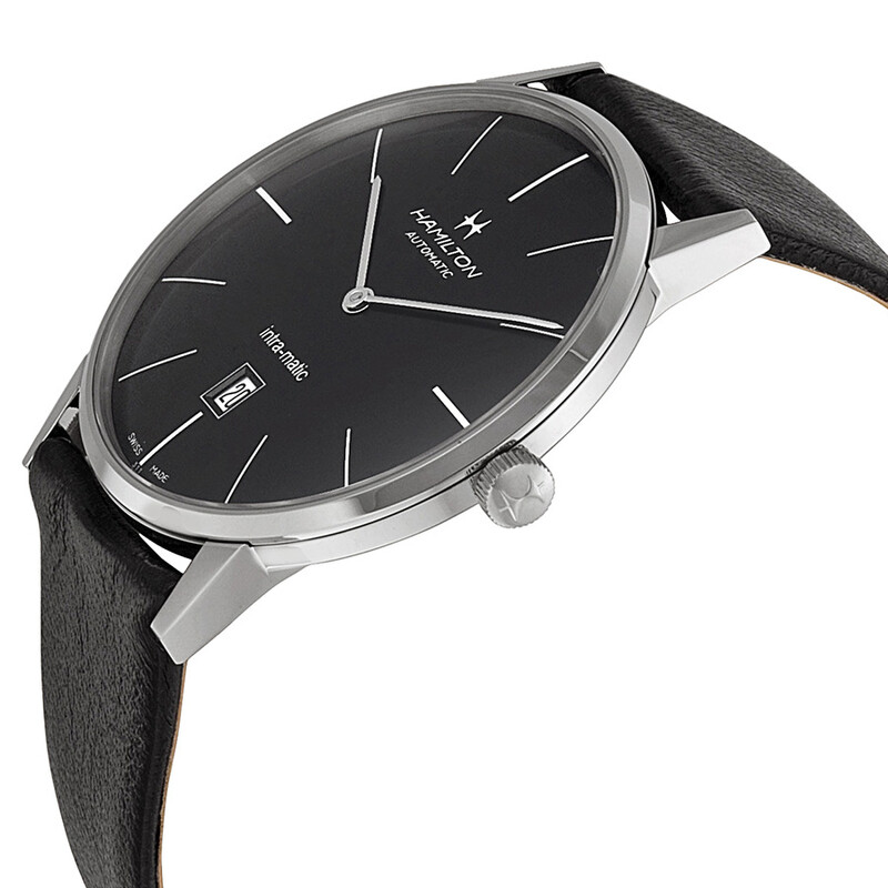 Hamilton Intra-Matic Automatic Black Dial Men