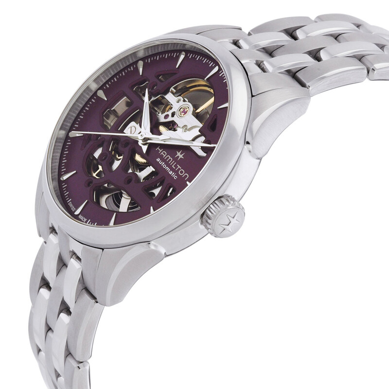 Hamilton Jazzmaster Automatic Purple Dial Ladies Watch H32265101