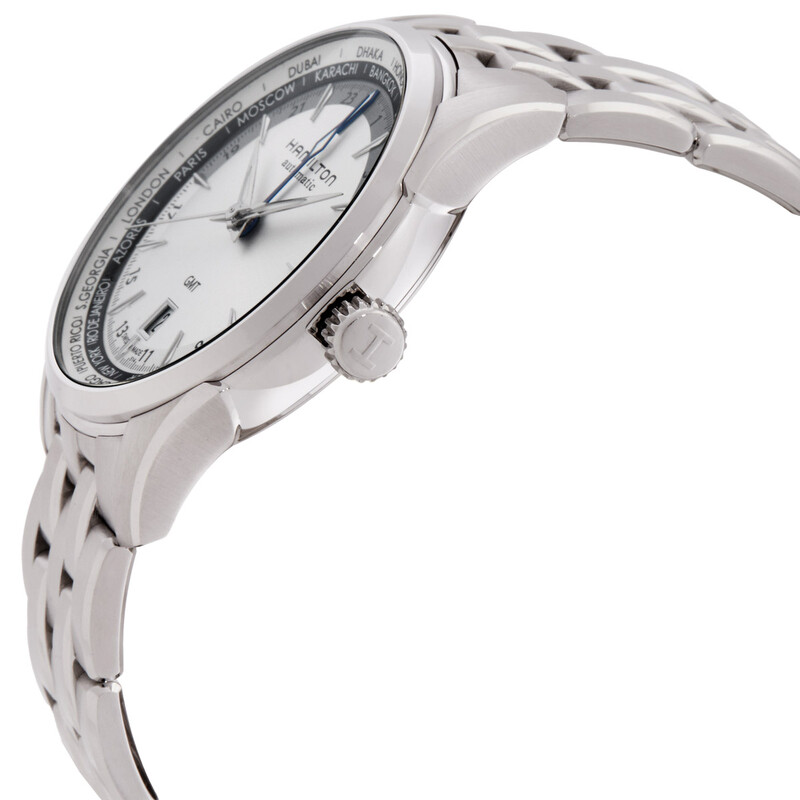 Hamilton Jazzmaster GMT Automatic Silver Dial Men's Watch