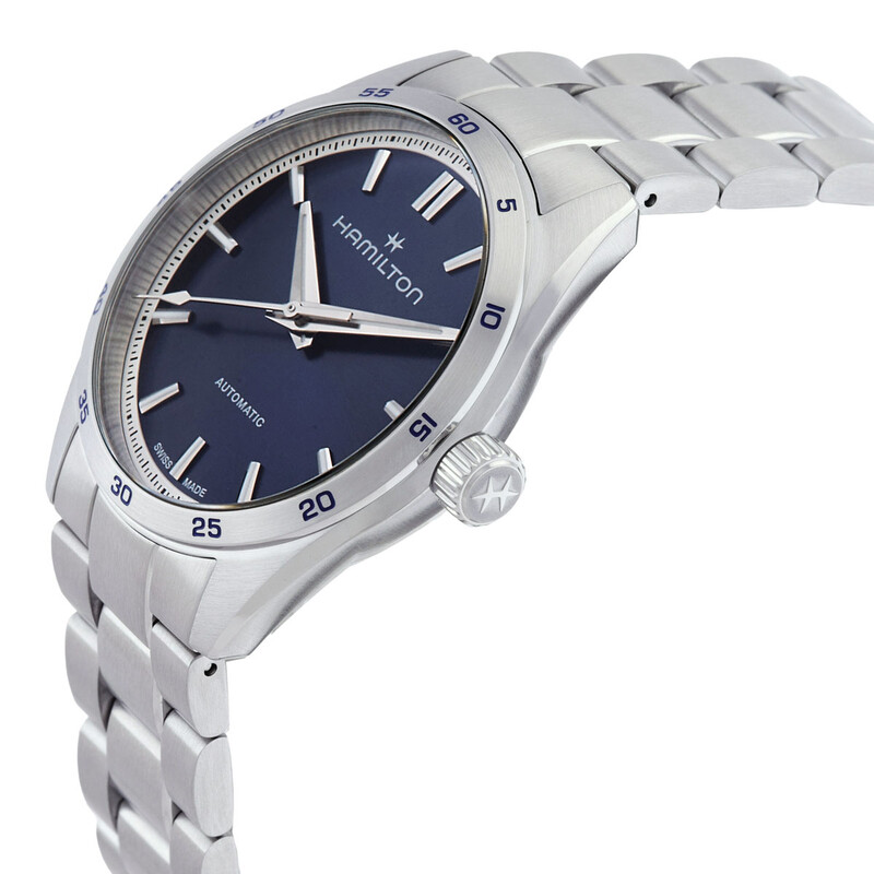 HAMILTON JAZZMASTER ブルー文字盤 Hamilton Jazzmaster Performer Automatic Blue Dial Watch H36115140