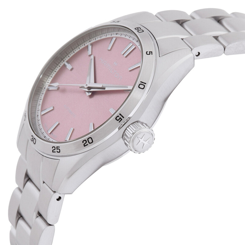 Hamilton Jazzmaster Performer Automatic Pink Dial Watch H36105171