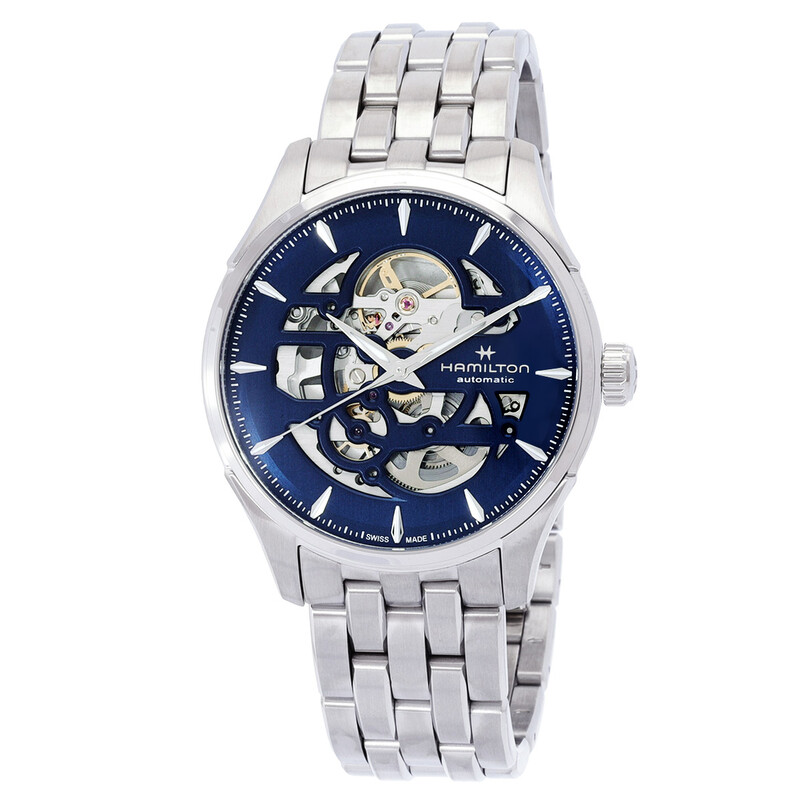 Hamilton Jazzmaster Skeleton Automatic Blue Dial Men's Watch