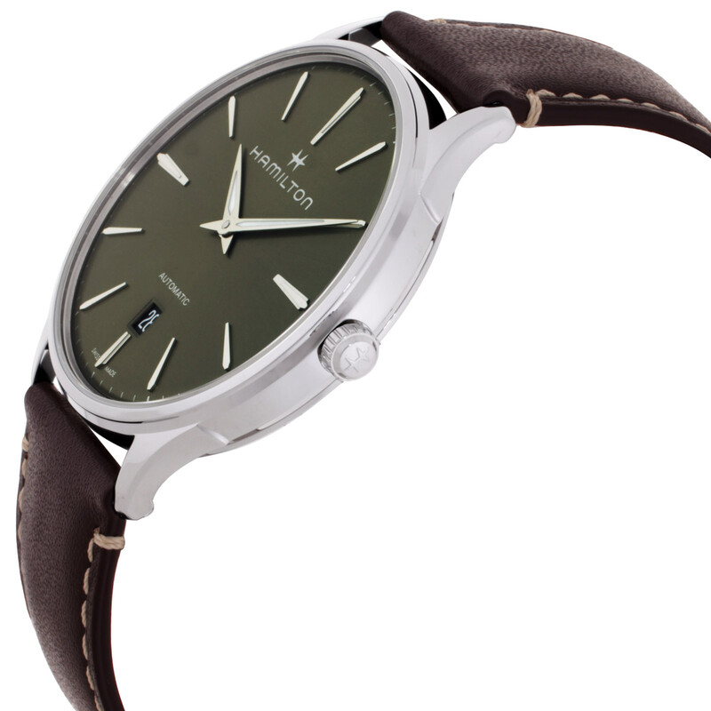Hamilton Jazzmaster Thinline Automatic Green Dial Men's Watch