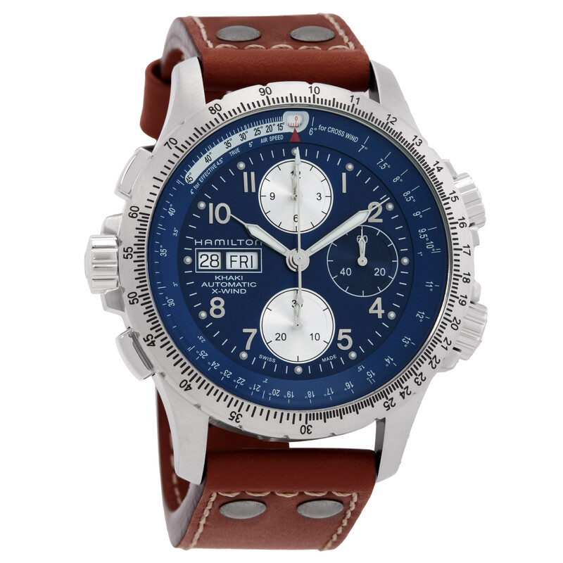 Hamilton Khaki Aviation Chronograph X-Wind Automatic Blue Dial