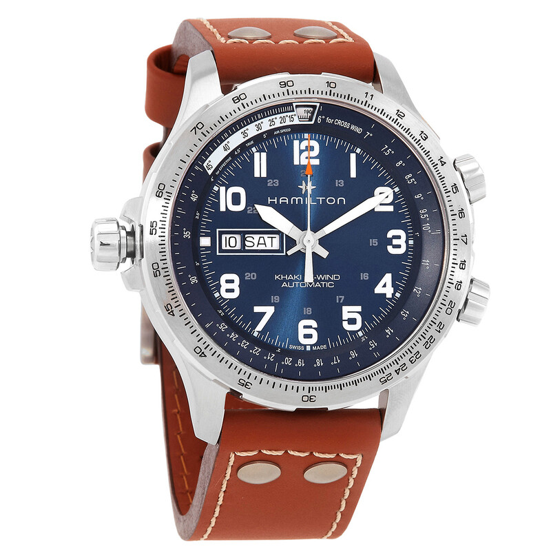 Hamilton Khaki Aviation X-Wind Lefty Automatic Blue Dial Men's