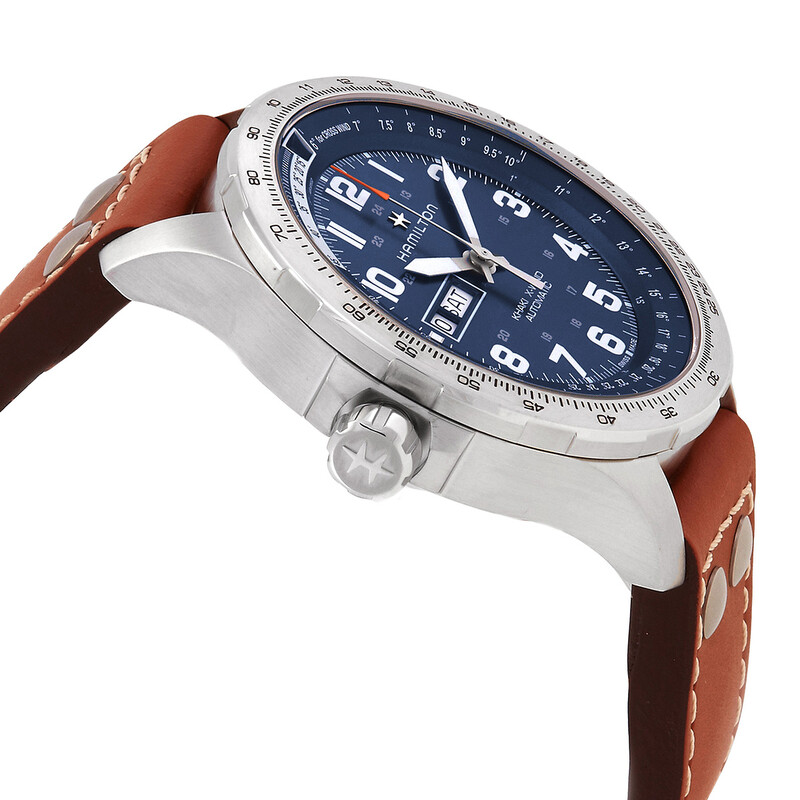 Hamilton Khaki Aviation X-Wind Lefty Automatic Blue Dial Men's