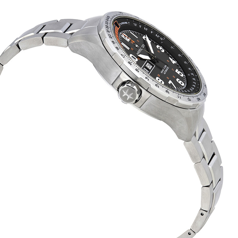 Hamilton Khaki Aviation X-Wind Lefty Black Dial Men's Watch