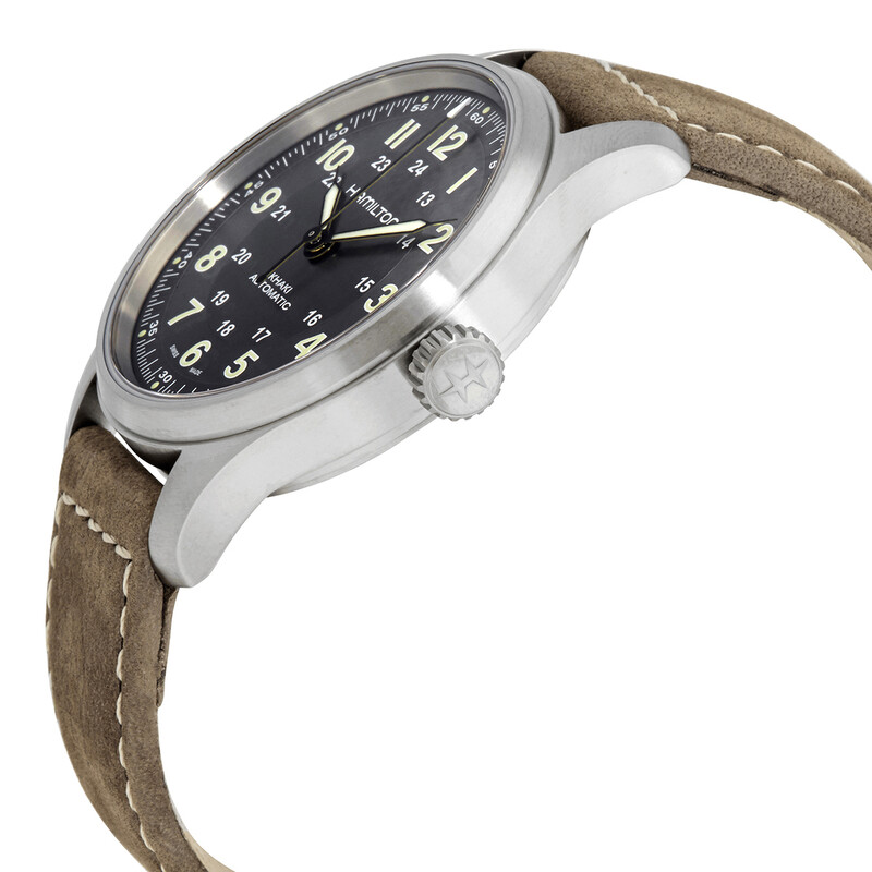 Hamilton Khaki Field Automatic Black Dial Men's Watch H70545550