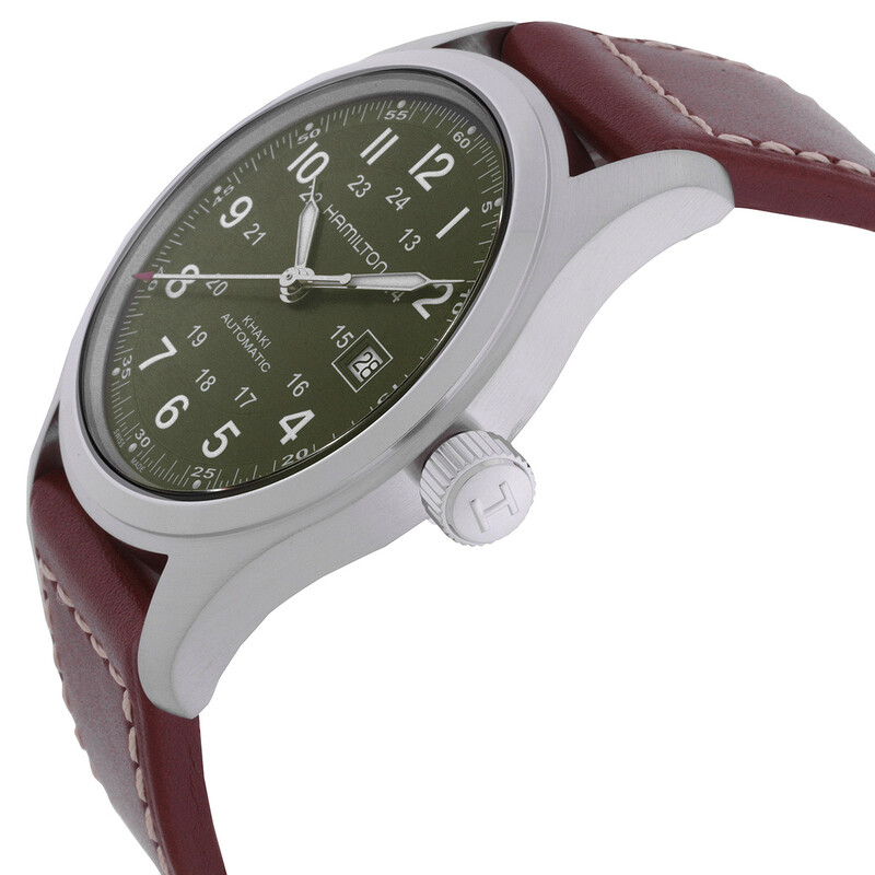 Hamilton Khaki Field Automatic Green Dial Watch H70605560