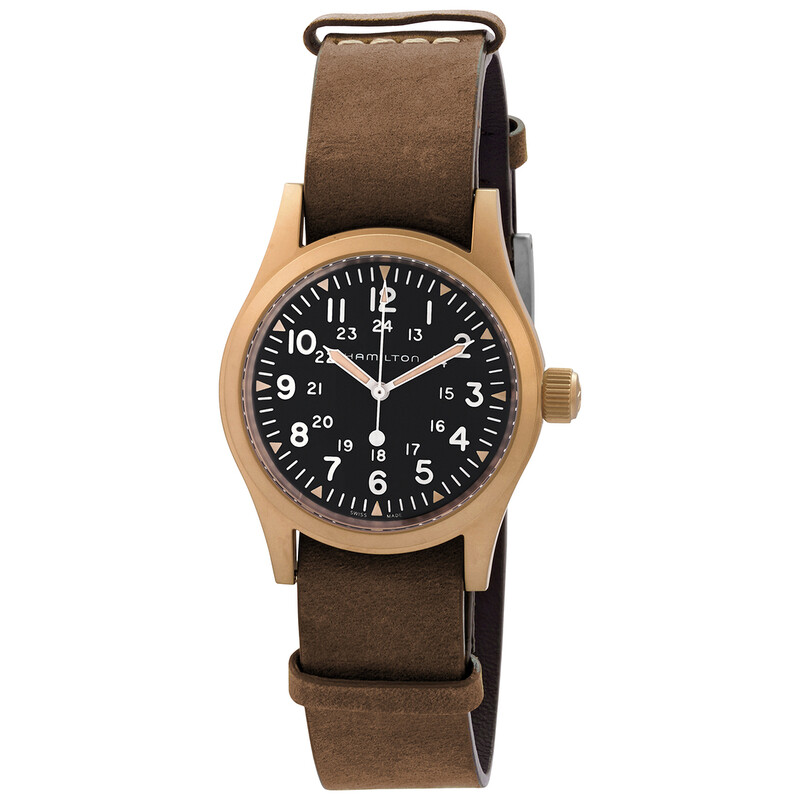 Hamilton Khaki Field Hand Wind Black Dial Men's Watch H69459530