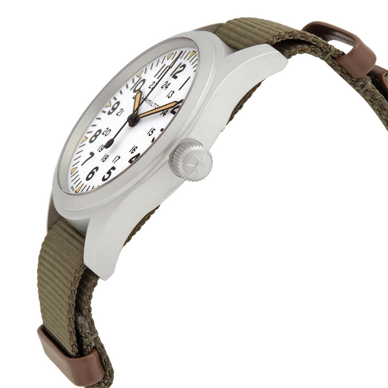 Hamilton Khaki Field Hand Wind Men's Watch H69529913 7630458801848