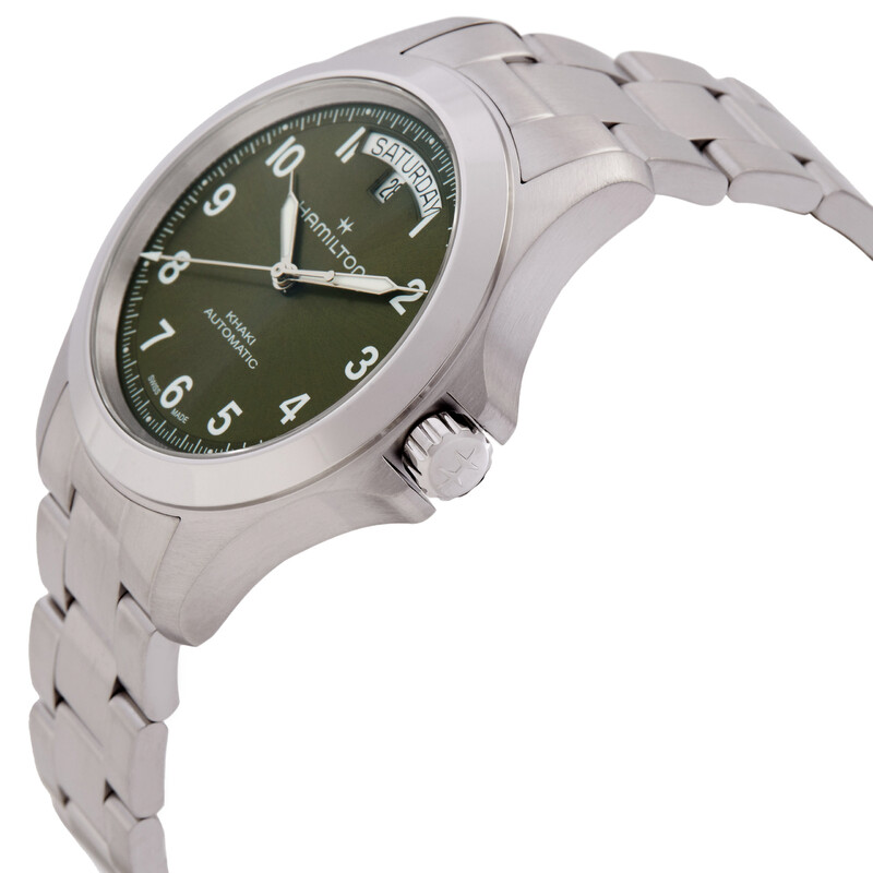 Hamilton Khaki Field King Day-Date Automatic Green Dial Watch