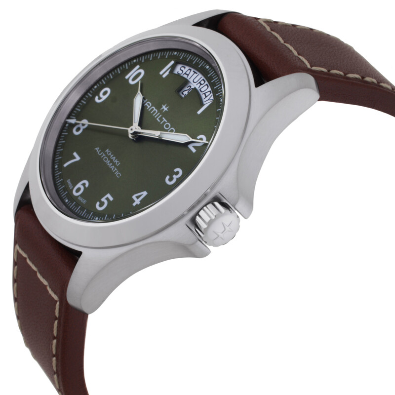 Hamilton Khaki Field King Day-Date Automatic Green Dial Watch