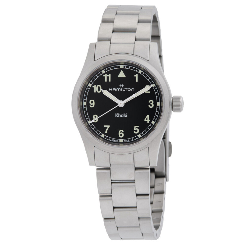 Hamilton Khaki Field Quartz Black Dial Ladies Watch H69301130