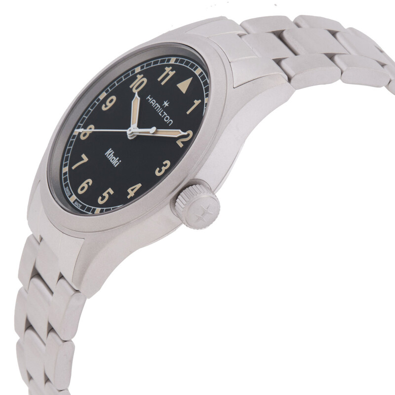 Hamilton Khaki Field Quartz Black Dial Watch H69401131