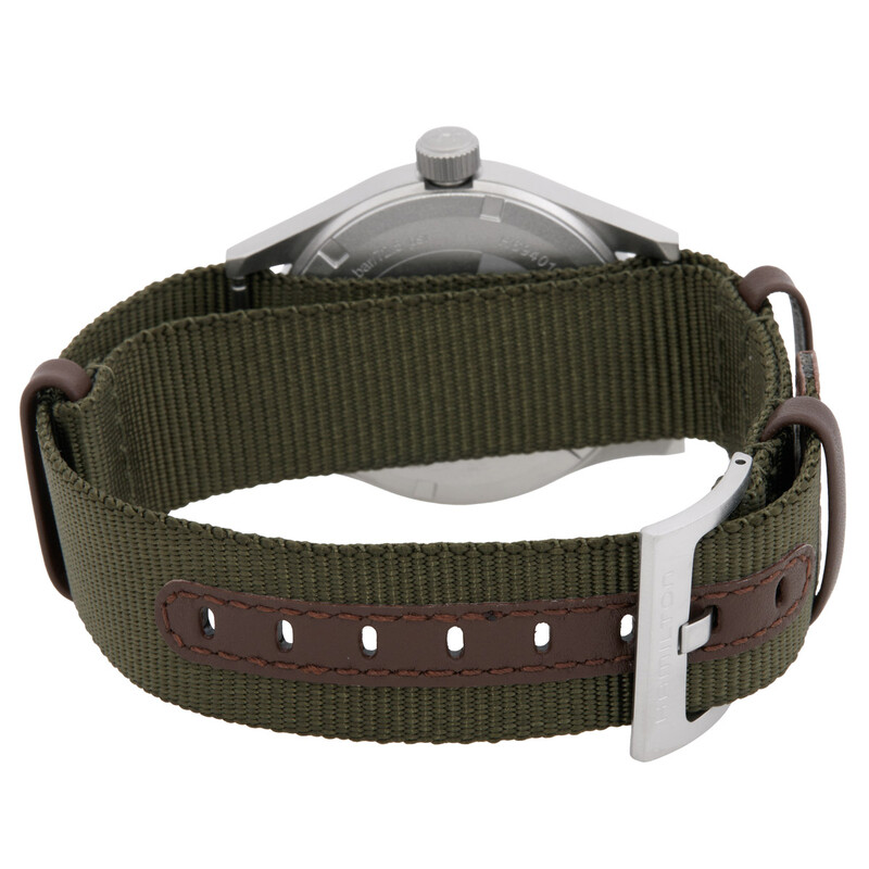 Hamilton Khaki Field Quartz Green Dial Watch H69401960