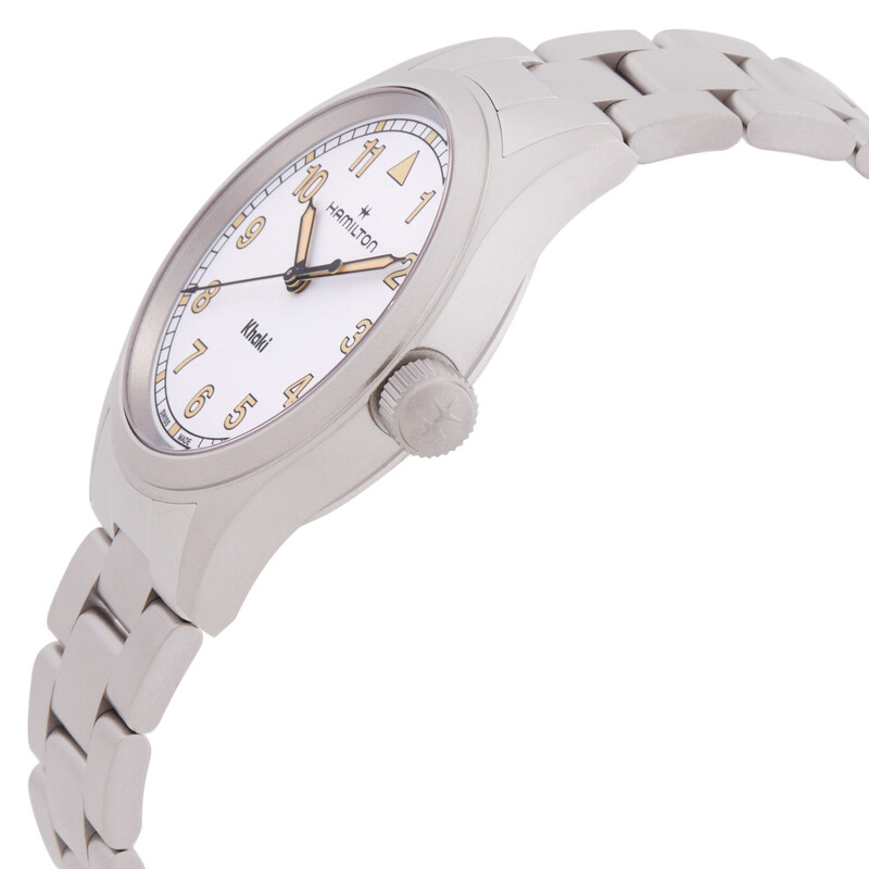 Hamilton Khaki Field Quartz White Dial Watch H69401110  display picture 1