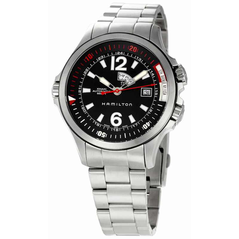 Hamilton Khaki Navy GMT Men's Watch H77555135 845960010443