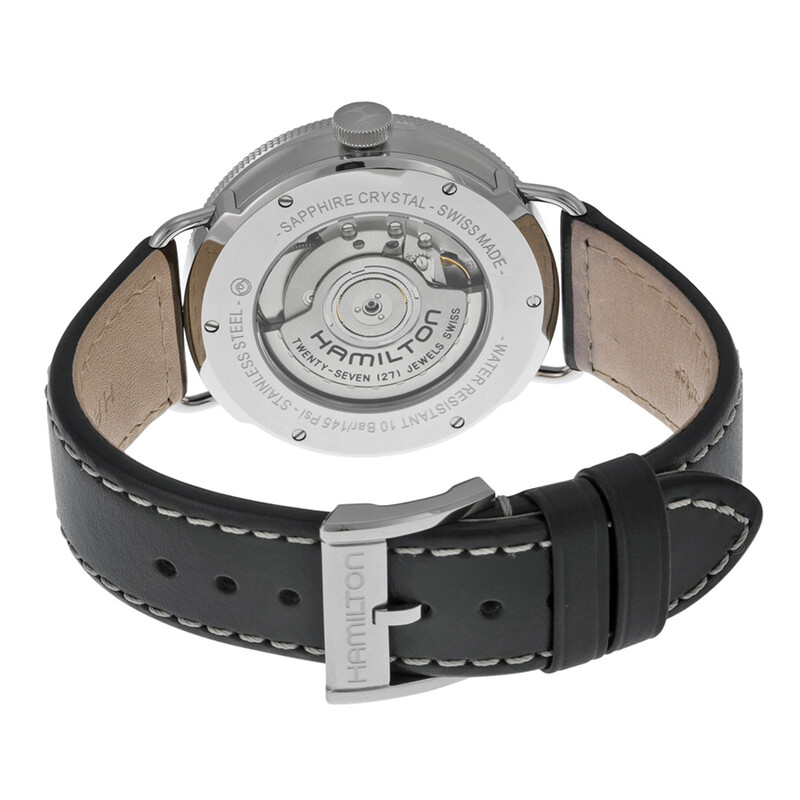 Hamilton Khaki Navy Pioneer Automatic Black Dial Men's Watch
