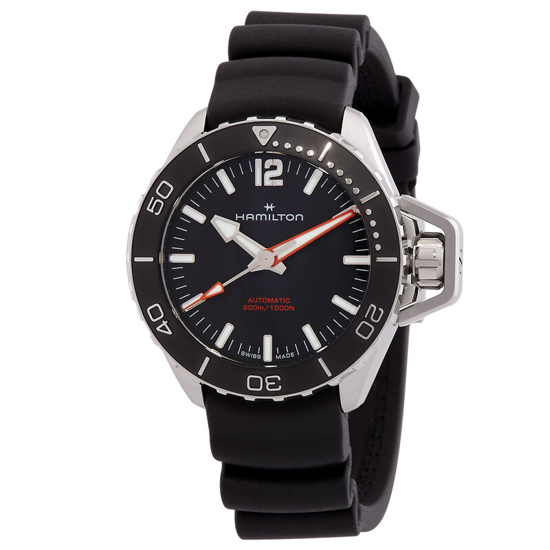 Hamilton Khaki Navy Scuba Automatic Black Dial Men's Watch