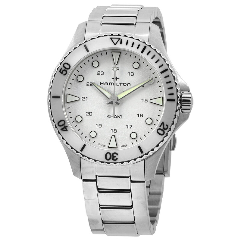 Hamilton Khaki Navy Scuba Quartz White Dial Unisex Watch H82221110