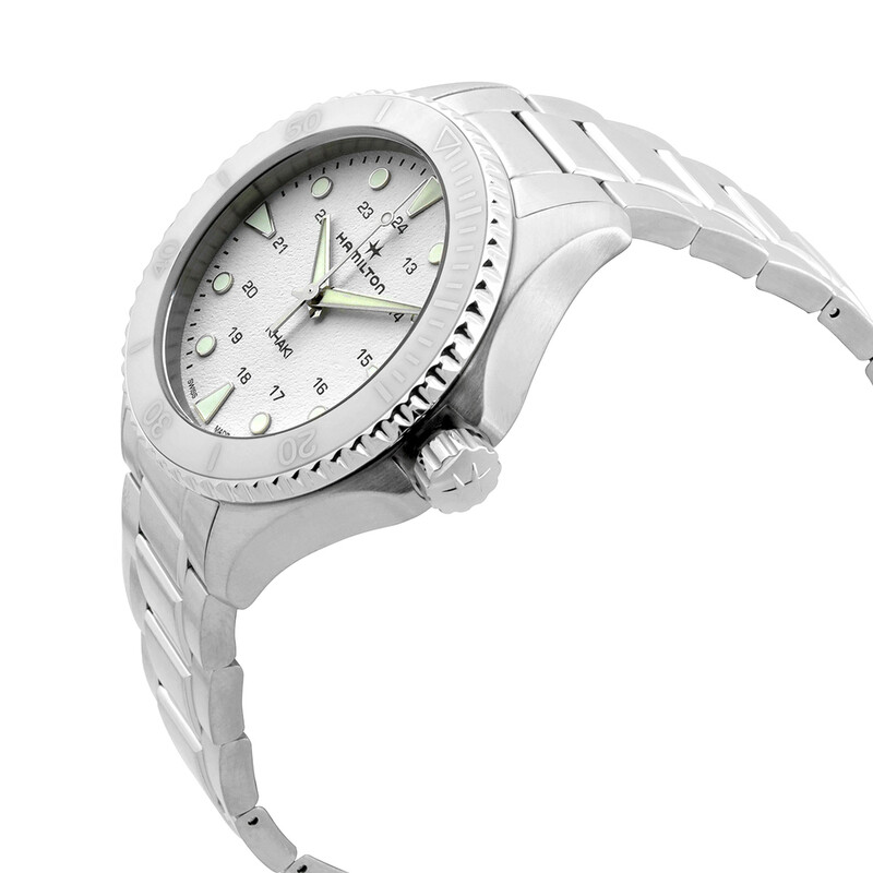 Hamilton Khaki Navy Scuba Quartz White Dial Unisex Watch H82221110