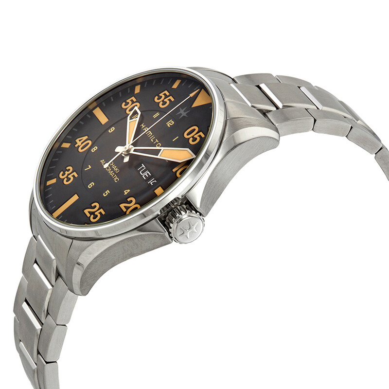 Hamilton Khaki Pilot Black Dial Automatic Men's Stainless Steel