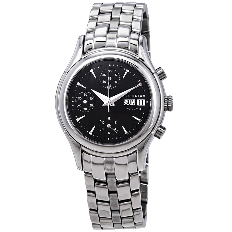 Hamilton Linwood Chronograph Automatic Black Dial Men's Watch