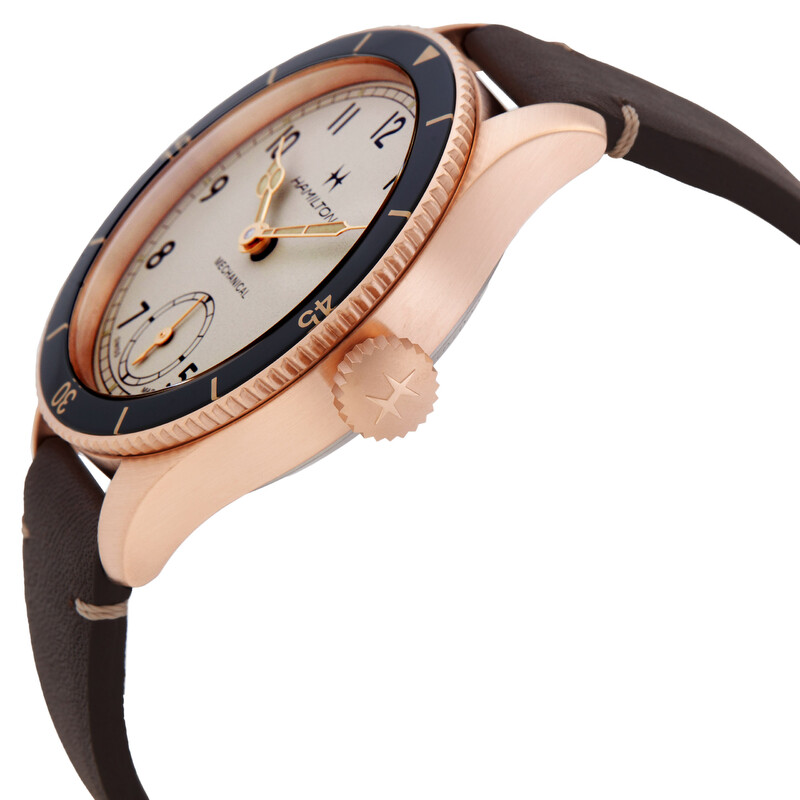 Hamilton Pioneer Hand Wind Eggshell-white Dial Men's Watch