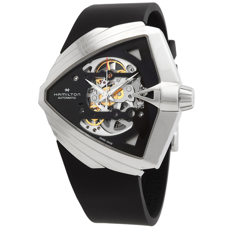 Hamilton Ventura XXL Skeleton Automatic Black Dial Men's Watch