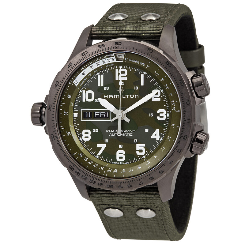 Hamilton X-Wind Lefty Automatic Green Dial Men's Watch H77775960