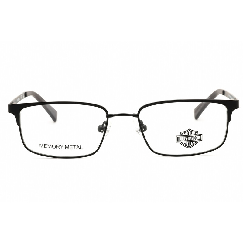 Harley Davidson Men's Black Rectangular Eyeglass Frames HD0142T ...