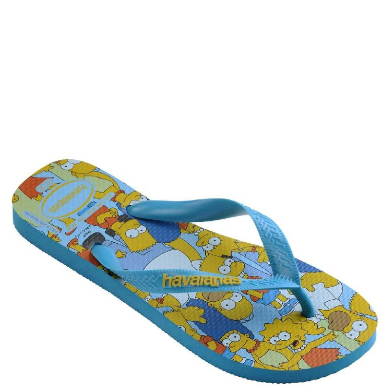Havaianas Graphic Simpsons Print Rubber Flip Flop, Brand 