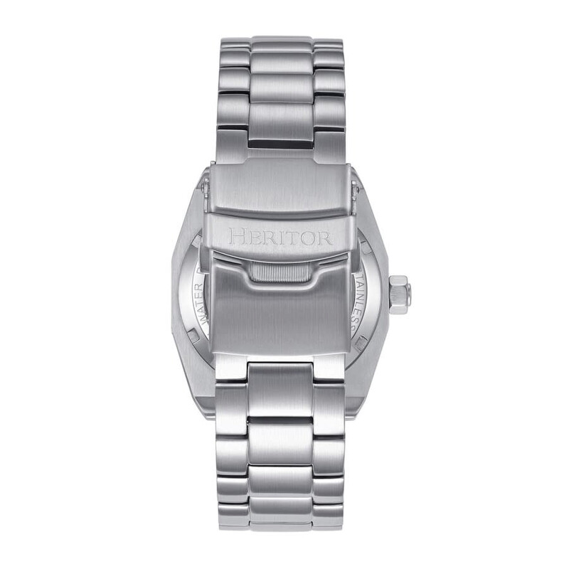Heritor Elliott Automatic Silver Dial Men display picture 2